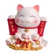 thumbnail image 3 of Hucha De Gato Para Decoración Del Hogar, Regalos De Pascua, Regalo De A?o Nuevo Chino, Rojo, 3 of 5