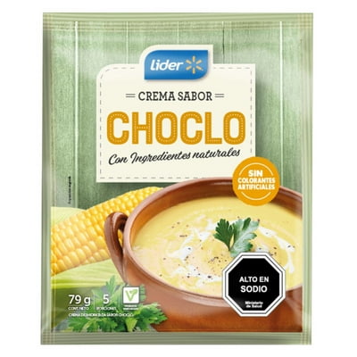 Crema De Choclo (5 Porciones) Sobre 79 G Lider