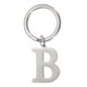 thumbnail image 1 of Uxcell Llavero de Letra Inicial Hombres Mujeres A-Z Llavero Plata Letra B, 1 of 7
