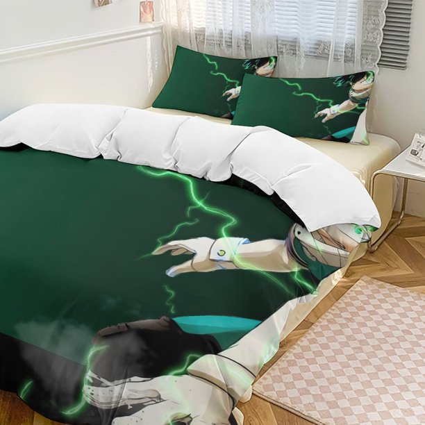 My Hero Academia Anime 3-Piece Twin Bed Set Fade-Resistant Microfiber