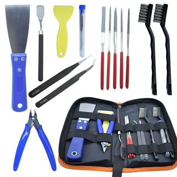 Kit de herramientas para impresora 3D JUNYAOHSU, 24 piezas, herramientas de limpieza de boquillas