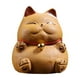 thumbnail image 1 of Mini Figura De Mascota De Té En Miniatura De Gato De La Suerte De Arena Morada Para Decoración De Dormitorio, 1 of 3