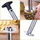 thumbnail image 3 of Herramienta de acero inoxidable para quitar el corazón de la piña para el hogar y la cocina con hoja afilada para cortar rodajas de fruta en cubitos. Pelador y rebanador de piña todo en uno que corta, 3 of 7