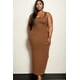 thumbnail image 1 of Vestido Largo Básico Liso de Talla Grande, 1 of 2
