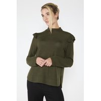 Woman By Eclipse - Polera Marcela Verde Militar Verde Oscuro L