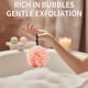 thumbnail image 3 of Cute Soft Large Shower Loofah Mesh Bulk Bath Sponge Body Scrubber Brush for Women, Men, 3 of 3