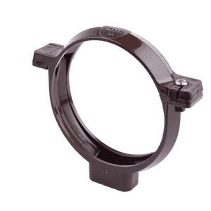 Genérico - Abrazadera Bajada Pvc Marron