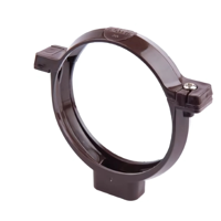 Genérico - Abrazadera Bajada Pvc Marron