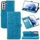 thumbnail image 1 of Funda Cartera FOXDOCK para Samsung Galaxy S21 Plus , Flip PU con Relieve de Gatos y Perros, Tarjetero y Soporte, 1 of 6