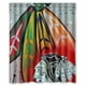thumbnail image 1 of Cortina de ducha de los Chicago Blackhawks, juego de cortina de baño con ganchos, tamaño 60 x 72 pulgadas, 1 of 3