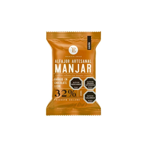 Alfajor Artesanal Manjar Leche 24x40 gr.