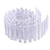 Ioensy - Valla De Jardín De Hadas En Miniatura, 90X5Cm, Para Casas De Muñecas, Accesorios De Jardines De Hadas, Color Blanco