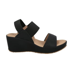 Sandalia Mujer Negro Plataforma Sydney Police