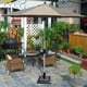 thumbnail image 3 of Base para sombrilla de patio Giantex de hierro fundido de 13 kg, 3 of 7