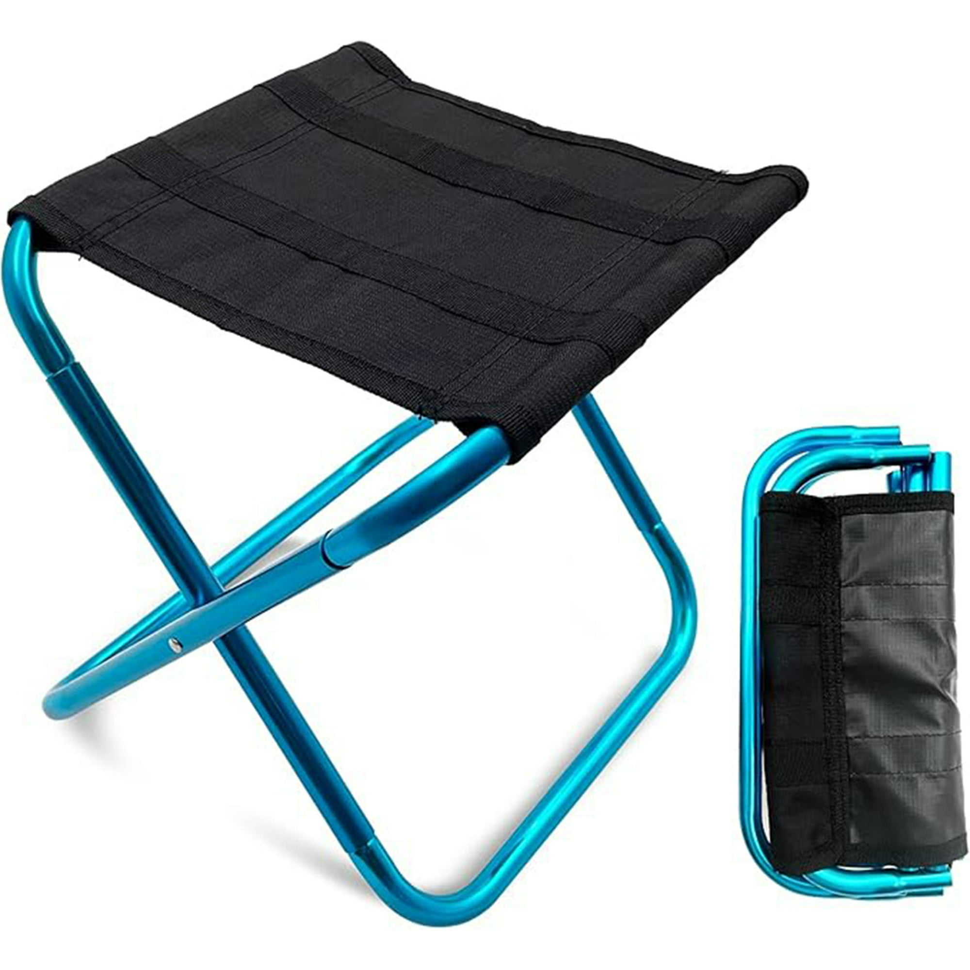 Veatool - Banco De Camping, Silla De Camping De Aleación De Aluminio, Silla Plegable Portátil, Pequeño Taburete Plegable Adecuado Para Viajes Al Aire Libre, Pesca, Barbacoa, Senderismo