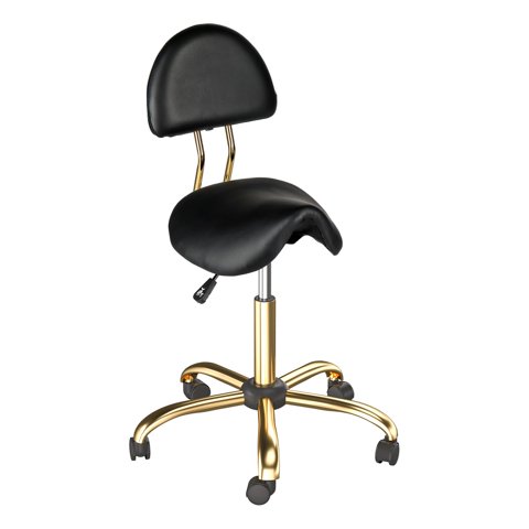Silla De Dibujo Omysalon, Taburete Ergonómico Con Respaldo