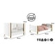 thumbnail image 4 of Cuna Blanco Miel Olivia 2 Funciones, 4 of 6