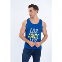 Likeshop - Polera Musculosa Hombre Sin Mangas Colores Los Angeles 7605