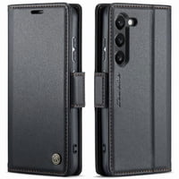 Caseme Tipo Cartera Samsung Galaxy S24 Plus Con Cierre Magnético, Rfid, Tarjetero, Soporte, Carga Inalámbrica