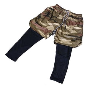 Oem - Short Gimnasio Hombre Con Calza Y Bolsillo Para Celular Multicolor M