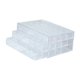 thumbnail image 2 of Caja De Almacenamiento De Joyas, Bandeja Para Pendientes, Cajones De 3 Capas, Soporte Para Pendientes Para Armarios, Transparente, 2 of 5