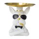 thumbnail image 5 of Guía Bulldog Estatua Escritorio Sundries Contenedor Perro Dog Animal Bandeja Decoración Del Hogar Blanco, 5 of 5