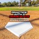 thumbnail image 2 of Plato de home para béisbol GoSports de goma resistente con base tipo waffle, 2 of 6