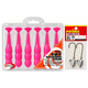 thumbnail image 2 of Kit Reins Fat Rockvibe Shad 4” Color Fucsia Candy + 2 Jigs 21 g 4/0, 2 of 4