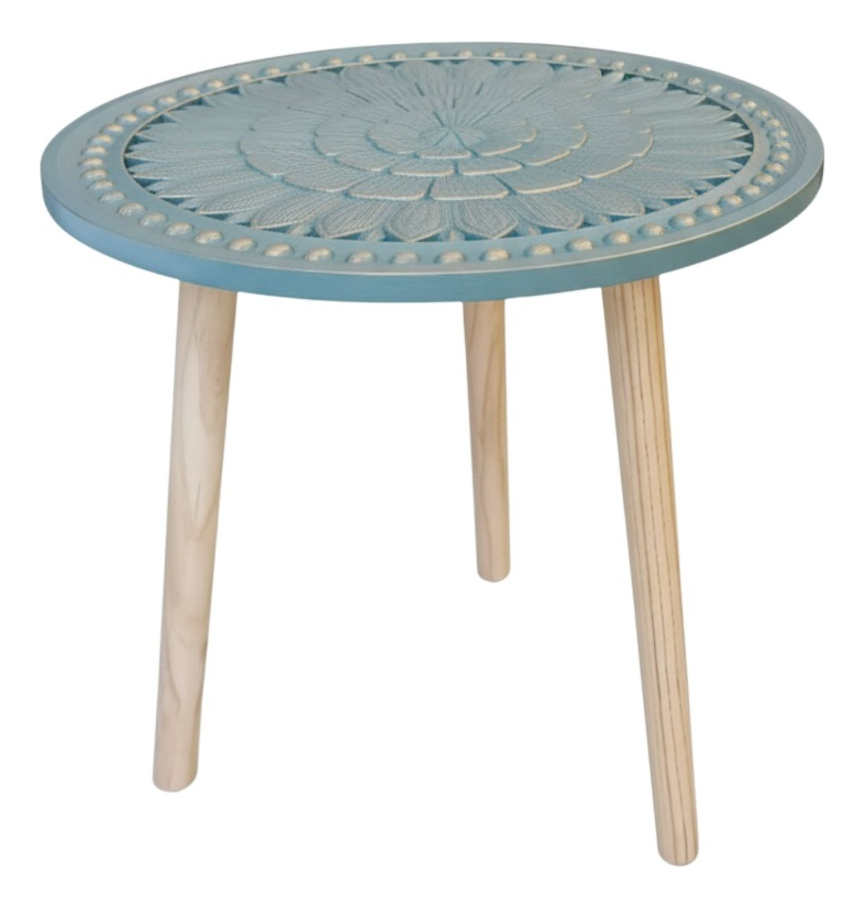 Genérico - Mesa Centro Redonda Decorativa Auxiliar Moderno Hogar Jhn