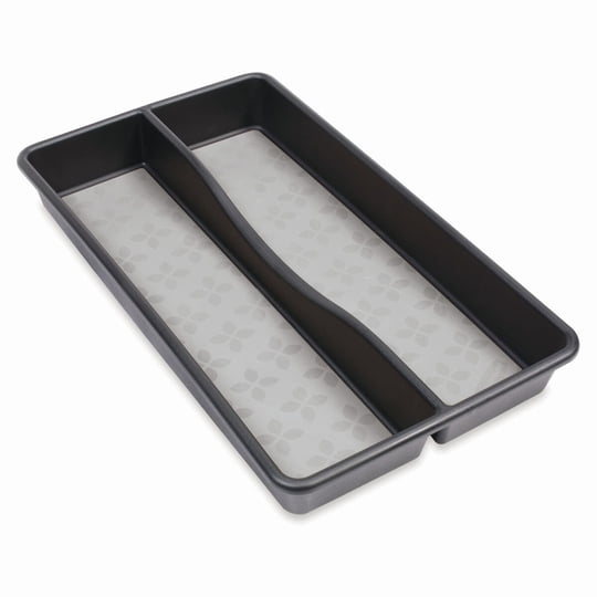 Rubbermaid - Organizador De Utensilios Antideslizante Gris 2 Compartimientos