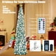 thumbnail image 2 of Espumillón desplegable HMASYO para árbol de Navidad, de 6 pies, con 100 luces LED, 2 of 3