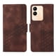 thumbnail image 1 of Carcasa FOXDOCK Vivo V29E de cuero PU, diseño acolchado clásico, protección contra caídas y rayones, 1 of 5