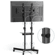 thumbnail image 2 of Soporte Pedestal TV con Ruedas 32 a 65" Base para Notebook VESA Universal 50 kg Negro, 2 of 3