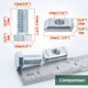 thumbnail image 3 of Tuerca de Canal Anmas Home - Pack de 20 unidades 1/2" x 1" (perno), 3 of 7