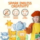 thumbnail image 3 of Lápices de colores gigantes TinyGeeks, 18 colores, para niños de 1 a 3 años, lavables, 3 of 7