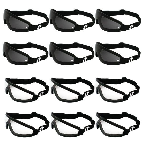 Gafas Birdz Eyewear Wing, paracaídas, paracaídas, color negro, 12 pares