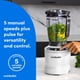 thumbnail image 5 of Licuadora NutriBullet SmartSense de 5 velocidades, 1400 W, color blanco mate, 5 of 9