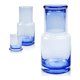 thumbnail image 1 of Juego de garrafa y vaso ombré para mesa de noche yun... Azul, 1 of 3