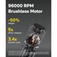 thumbnail image 1 of Aspiradora HOTO AutoCare 4 en 1 inalámbrica 20.000 Pa 96.000 RPM, 1 of 3