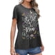 thumbnail image 3 of MOSHU Camisetas para Mujer Camisetas de Cuello Redondo para Mujer Manga Corta Sueltas Camisetas Gráficas, 3 of 9
