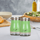 thumbnail image 4 of Salero y pimentero de acero inoxidable con fondo de cristal, accesorios de cocina modernos, 4 of 5