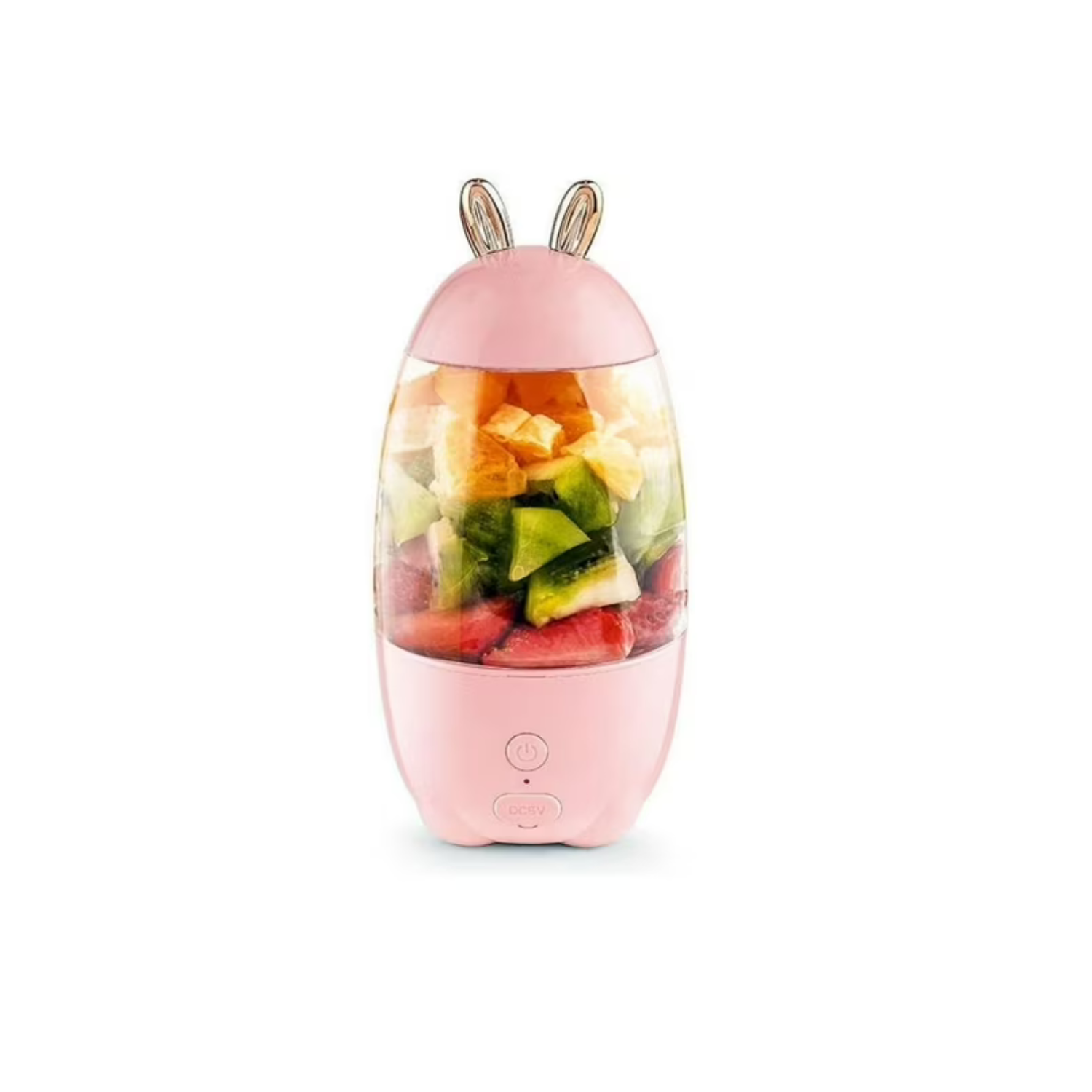 Casa Pagoda - Mini Licuadora 400Ml Mezclador Portatil Usb Recargable Rosa