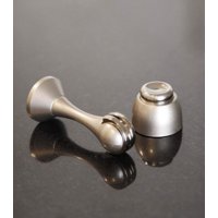 Tope Magnético Para Puerta Safus, Níquel Cepillado, Acero Inoxidable