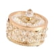 thumbnail image 5 of Joyero de cristal Caja del tesoro para Regalo de decoración del hogar para mujeres niñas , 10cmx9.5cm, 5 of 5