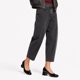 thumbnail image 3 of Zapato Mujer Charol Negro Taco Ancho Punta Redonda HL17, 3 of 8