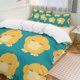 thumbnail image 1 of Psyduck Bed Duvet Cover Funny Anime Cartoon Bedding Sets Lightweight 3 Piece Comforter Sets, 1 of 5