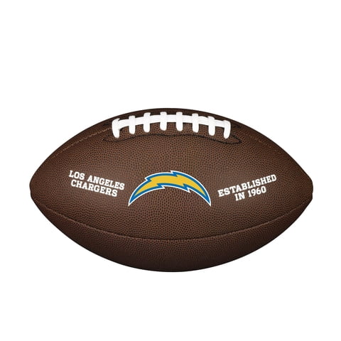 Balón De Fútbol Americano Wilson Nfl Los Angeles Chargers Compuesto Marrón