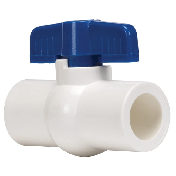 Válvula Homewerks VBVP40E3B PVC Schedule 40 de 1,27 cm, color azul