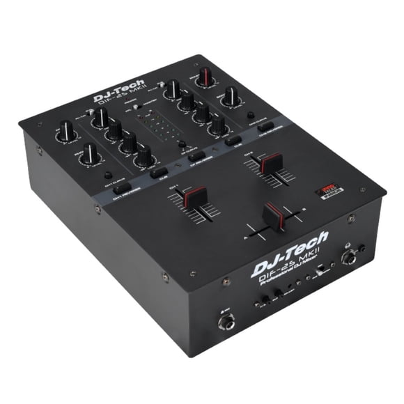 Mezclador de Audio DJ Tech DIF-2S MKII de 2 Canales para Scratch