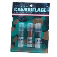 Genérico - Crema Para Camuflaje Verde Barra Set X3